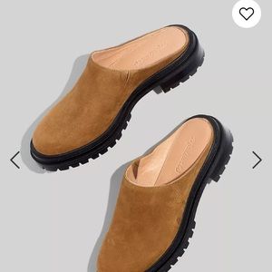 Madewell Bradley suede lugsole mule
